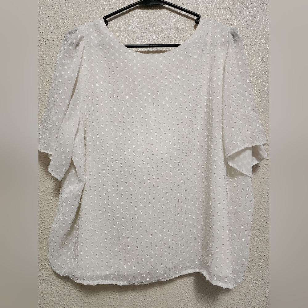 Banana Republic Women's Blouse, size L, Color white